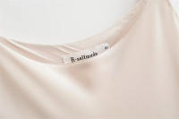 Design Sense Shoulder Strap Twisted Dress Women's Feeling Slim Fit Waistwear Slim Strap Fish Tail Knee Length Dress Summer - details 1