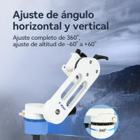 Montaje de Telescopio Ajustable SVBONY SV225 con Cabeza de Fluido SA410 y Soporte de Fibra de Carbono para Seguir Luna y Planeta - details 6