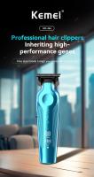 Kemei-cortadora de pelo inalámbrica profesional 2299, cortapelos recargable sin espacios, Máquina para cortar cabello con acabado eléctrico de peluquero - details 0
