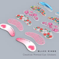 Se pueden reutilizar pegatinas multicolores con silicona elástica y un par de pegatinas para ojos con logotipos, suaves y cómodas. - details 5