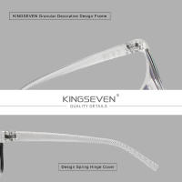 KINGSEVEN-gafas de sol TR90 de alta calidad para mujer, lentes de sol deportivas, polarización, protección Uv400, espejo TAC, moda, TR90 - details 1
