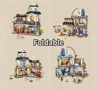Loz Architecture Street Shop Izakaya Moc Building Blocks Store Japanese Street Scene Puzzle Gift Toy for Adults or Children - details 1