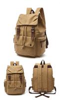 Mochila vintage de lona para ordenador portátil para hombre y mujer, morral escolar antirrobo a la moda, morral escolar para viaje - details 6