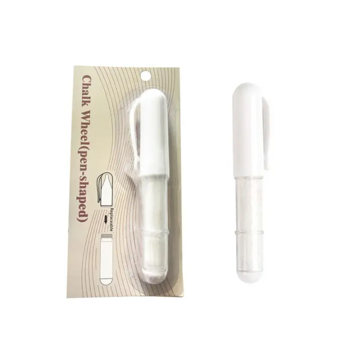 Rueda de tiza portátil en forma de bolígrafo para Sastre, herramienta de marcado para sastrería, accesorios de costura - 1