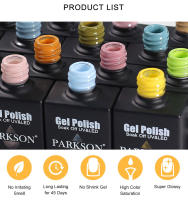 Parkson-esmalte de uñas en Gel, barniz híbrido, semipermanente, brillante, iridiscente, capa Base superior, UV, 12ml - details 7