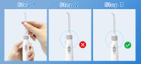 Irrigador bucal profesional para limpieza de dientes, irrigador bucal profesional de gran capacidad de 600 ml, 10 presiones ajustables, 6 boquillas para el hogar - details 4