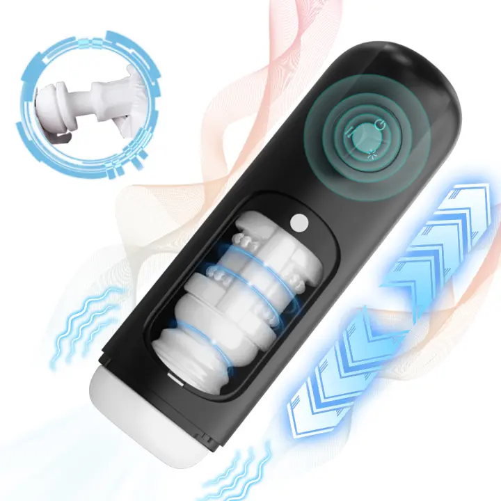 Máquina de Oral Automática Estimulación Realista de 8 Vibraciones Juguete de Placer para Hombres - 1