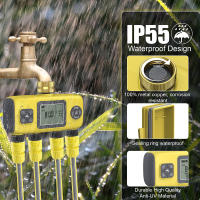 Temporizador de riego automático de 4 zonas, sistema de riego de flores de jardín, controlador de tiempo, temporizador de agua Digital programable para invernadero - details 6