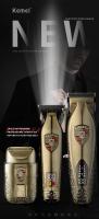 Kemei-cortadora de pelo inalámbrica, Afeitadora eléctrica, cortador de pelo de barbero, maquinilla de afeitar con acabado, Máquina para cortar cabello, recortador de barba - details 0