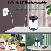 Linterna LED Solar de alta potencia para acampar, recargable, 4500mAh, 1000LM, plegable de emergencia, 6 modos de luz para acampar y pescar - details 3
