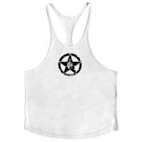 Muscleguys Mens Fitness Bodybuilding Graphic Design Y Back Summer Fashion Casual Bodybuilding Sleeveless Shirt - details 6