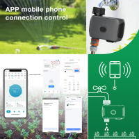 Sistema de riego de jardín WiFi, temporizador de agua de riego inteligente, Control por aplicación, válvula de agua de aspersor temporizado, temporizador programable de 1 zona - details 2