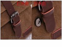 Bolsas de mensajero Retro para hombre, bolsos de lona vintage, bolso de viaje para el trabajo y ocio, bolsos cruzados de negocios, maletín - details 10