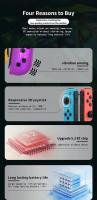 Joy Pad para Nintendo Switch/Led Lite Joystick inalámbrico RGB Gamepad controlador agarre compatible con función de despertador y Turbo 6 ejes - details 2
