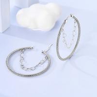 Pendientes de aro de plata de ley 2024 para mujer, exquisitos pendientes de aro con forma de estrella de mar y mariquita de cuatro hojas, regalo de joyería de boda y compromiso, novedad de 925 - details 29