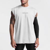 Camiseta sin mangas de entrenamiento para hombre, camisa informal con estampado de cuello redondo, resistente al sudor, cómoda, de secado rápido - details 19