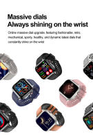 2025 Nuevo VE31 Smartwatch SOS Llamada de emergencia ECG Temperatura Detección de frecuencia cardíaca Asistente de voz Modo deportivo Compatible con Android IOS Bluetooth Smartwatch - details 23