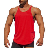 Men Gym Clothing Bodybuilding Suspenders Tank Top Casual Sport Sleeveless Shirt Fitness Muscle Sportswear Cotton Breathable Vest - details 7