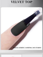 Esmalte de Gel UV para Uñas Arte Clavo Matte Velvet Top Coat Semi-Permanente y Fácil de Quitar Base Coat de Diamante Temperado - details 4