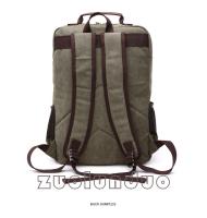 Mochila de lona Vintage para hombre, bolso de hombro de viaje de gran capacidad, mochilas escolares para adolescentes, mochila para ordenador portátil - details 14