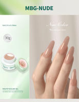 Gel constructor Nailpop HEMA-FREE de 30g para extensión de uñas, color lechoso suave transparente/rosa, de larga duración, de construcción rápida, removible en remojo, gel UV para uñas. - details 10