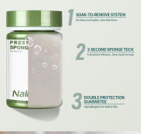 Nailpop-removedor de esponja para uñas postizas, 100ml, 3-5s, remojo, elimina el Gel, solución suave y reutilizable, sin daños, herramienta para decoración de uñas - details 2