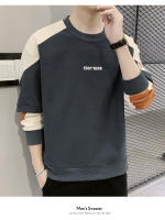 Camisetas para hombre Ropa de calle Sudaderas con capucha de retales Tops coreanos - details 9