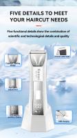 Kemei-cortadora de pelo de ingle para hombres y mujeres, depilación corporal, cortadora de bolas eléctrica IPX7, peluquero impermeable para pelo de axila y pierna púbica - details 5