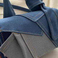 Bolso de hombro de diseñador de lujo para mujer, bolso de mano de mezclilla, bolso de mano de gran capacidad, bolso de axilas de moda, bolso de viaje Simple para mujer - details 21