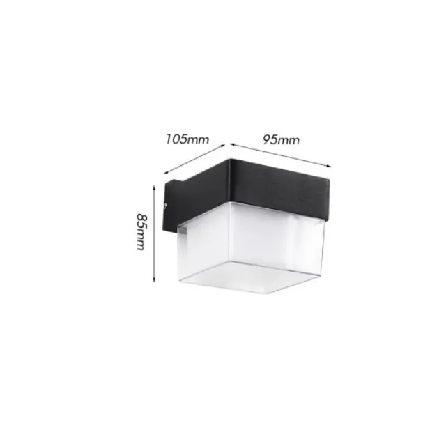 Lámpara LED de pared impermeable para exteriores, iluminación moderna para balcón, pasillo, escalera, patio, P65 - 1
