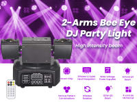 Luz de Fiesta DJ de 36W Haz de Luz Móvil con 2 Brazos en Forma de Lyre RGBW - details 0