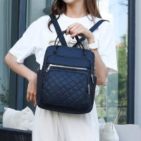 Mochila Oxford impermeable para mujer, bolso de hombro de viaje, Mochila escolar para chicas adolescentes, Color sólido - details 7