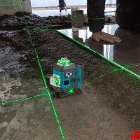 Nivel láser ONEVAN de 16 líneas, línea verde, 360° horizontal y vertical, autonivelante, súper potente, con batería de iones de litio. - details 10