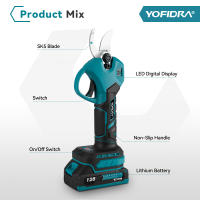 Cortauelles Eléctrico Sin Aspirador Yofidra Tijeras Recargables de 30mm - details 3