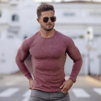 Muscleguys Camiseta de Pullover Oversize para Hombres Color Sólido, Estampado, Poliéster para Otoño e Invierno - details 8