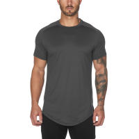 Camiseta de Malla de Verano de Secado Rápido Manga Raglan Poliéster Moda Casual Deportiva para Hombres - details 6