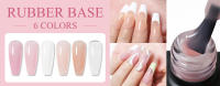 Parkson-Gel para extensión de uñas, construcción rápida LED de Gel UV, color rosa y blanco, 15ml - details 0