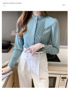 Camisa de mujer Top con botones de gasa Camisa blanca femenina - details 18