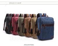 Mochila de lona Vintage para hombre, bolso de hombro de viaje de gran capacidad, mochilas escolares para adolescentes, mochila para ordenador portátil - details 2