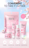 LAIKOU Sakura juegos de cuidado de la piel limpiador Facial crema Facial protector solar tóner hidratante brillo reafirmante Kit de cuidado Facial hidratante - details 1