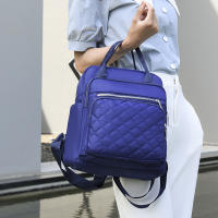 Mochila Oxford impermeable para mujer, bolso de hombro de viaje, Mochila escolar para chicas adolescentes, Color sólido - details 10