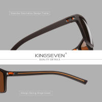 KIINGSEVEN gafas de sol polarizadas para hombre, gafas deportivas rectangulares con montura grande TR90 UV400, protección ocular para conducir, gafas antideslumbrantes para hombre y mujer - details 0