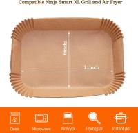 Revestimientos rectangulares para freidora de aire Ninja FG551 Foodi Smart XL 6 en 1, parrilla interior, revestimientos de pergamino para hornear - details 5