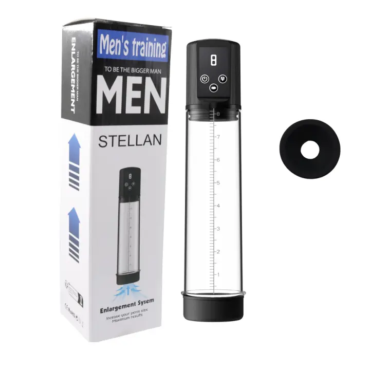 Bomba de Penis Automática para Hombres Expansión de Penis de 9 Sujeciones Autoestimulación Sensual - 1