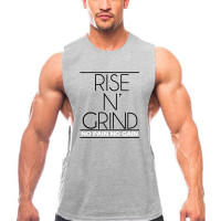 New Bodybuilding Stringer Tops Man Cotton Breathable Gym Sleeveless Shirt Men Fitness Vest Singlet Sportswear Workout Tanktop - details 7