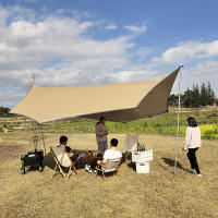 Vela de Sombra Impermeable Octagonal Grande 5.1x5.1m Venta de Campamento de Trompo de Sol para Jardín al Aire Libre Playa Turista - details 15