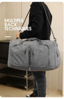 1 bolso plegable, bolso de fitness de gran capacidad, bolso de viaje unisex, bolsa de almacenamiento multifuncional - details 2