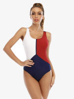 Bañador de una pieza para mujer, traje de baño deportivo, Rashguard - details 1