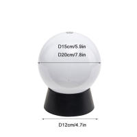 Lámpara de poste para exteriores, luces de cubierta de sombra de globo negro, Anti UV, luz de pilar de valla para patio, porche, muelle, iluminación de linterna Exterior - details 1