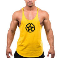 Muscleguys Mens Fitness Bodybuilding Graphic Design Y Back Summer Fashion Casual Bodybuilding Sleeveless Shirt - details 22
